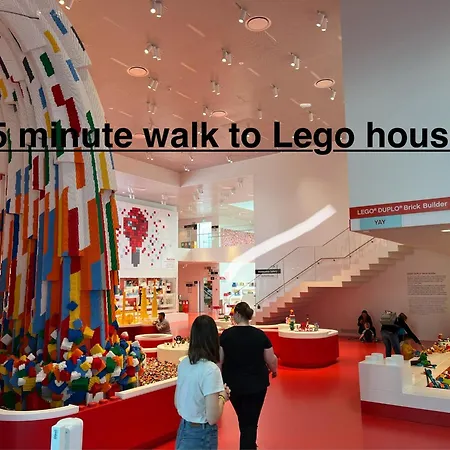 5 Minute Walk To Lego House - Perfect Location - Studio With Private Entrance - Garden On Site בית נופש
